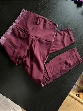 lululemon athletica velvet Burgundy High-Rise Leggings